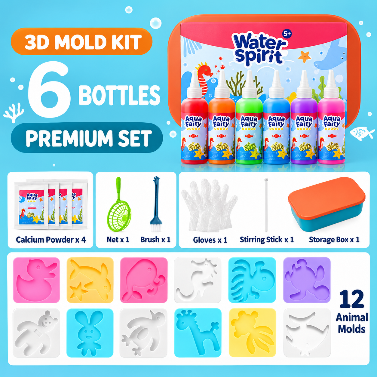 DIY Water Jelly Kit with Gels & Molds