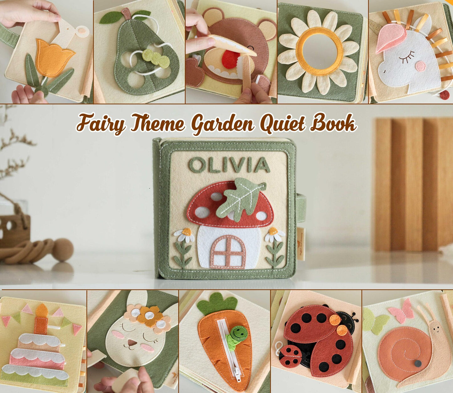 Kids Felt Book Personalized