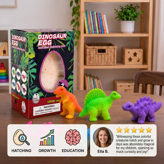 Educational Grow-in-Water Dinosaur Hatching Egg Toy for Kids