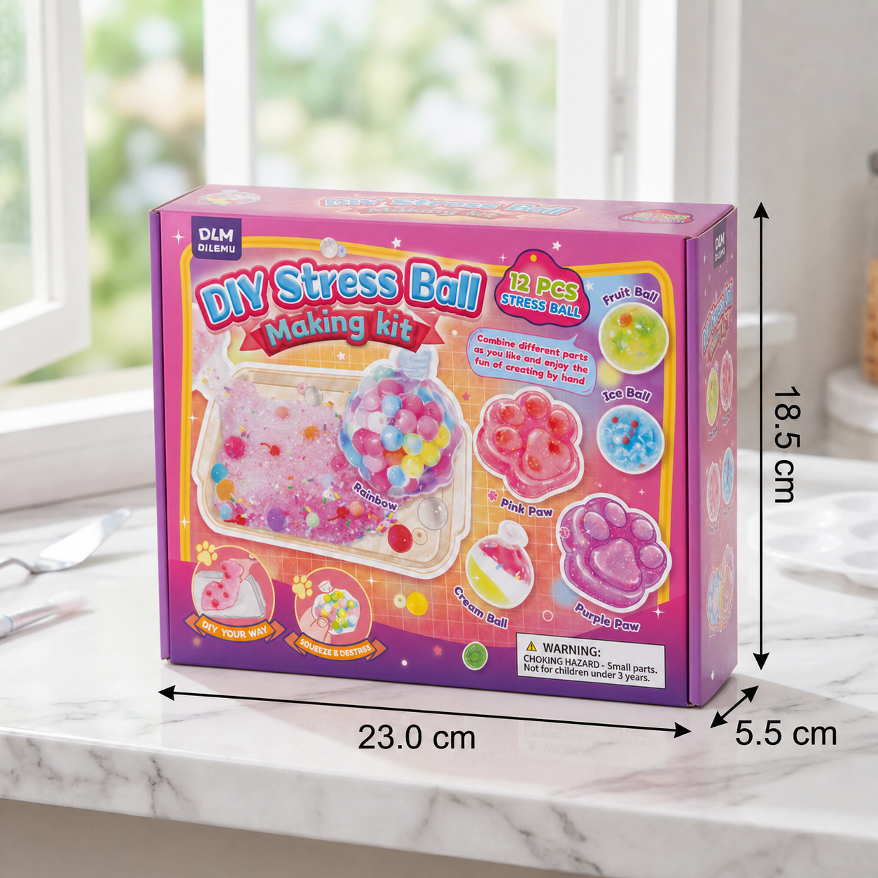 DIY Stress Ball Making Kit for Kids – Create Your Own Squishy Sensory Balls