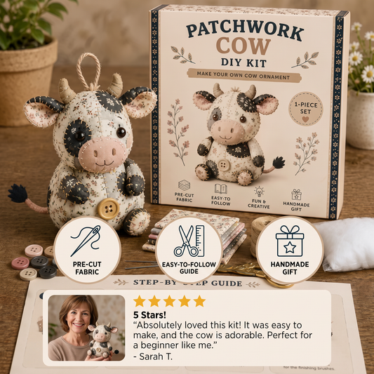 DIY Animal Sewing Kit – Handmade Fabric Ornament Craft Set