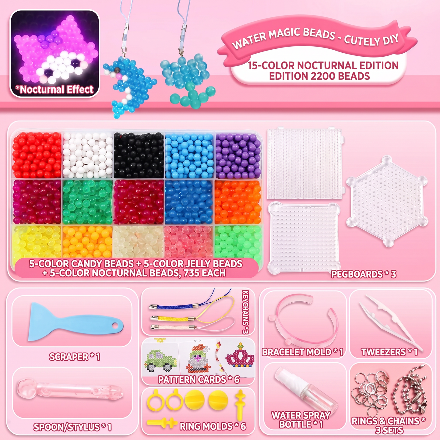 DIY Glow-in-the-Dark Water Bead Craft Kit