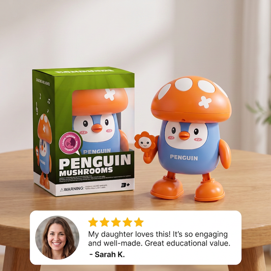 Interactive Talking & Dancing Penguin Toy with Music