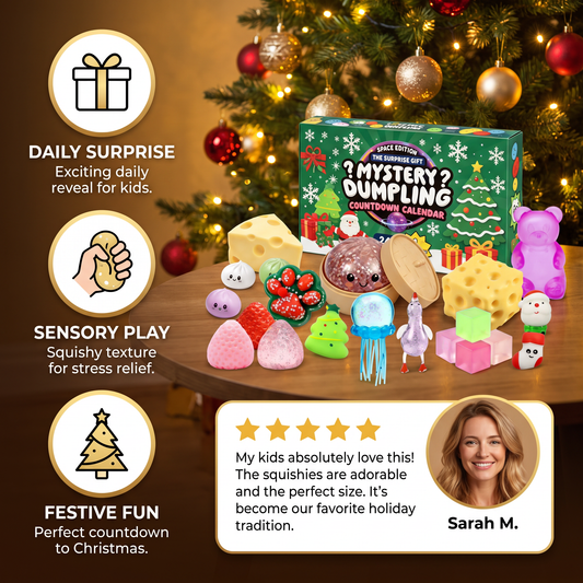 Christmas Squishy Advent Calendar for Kids