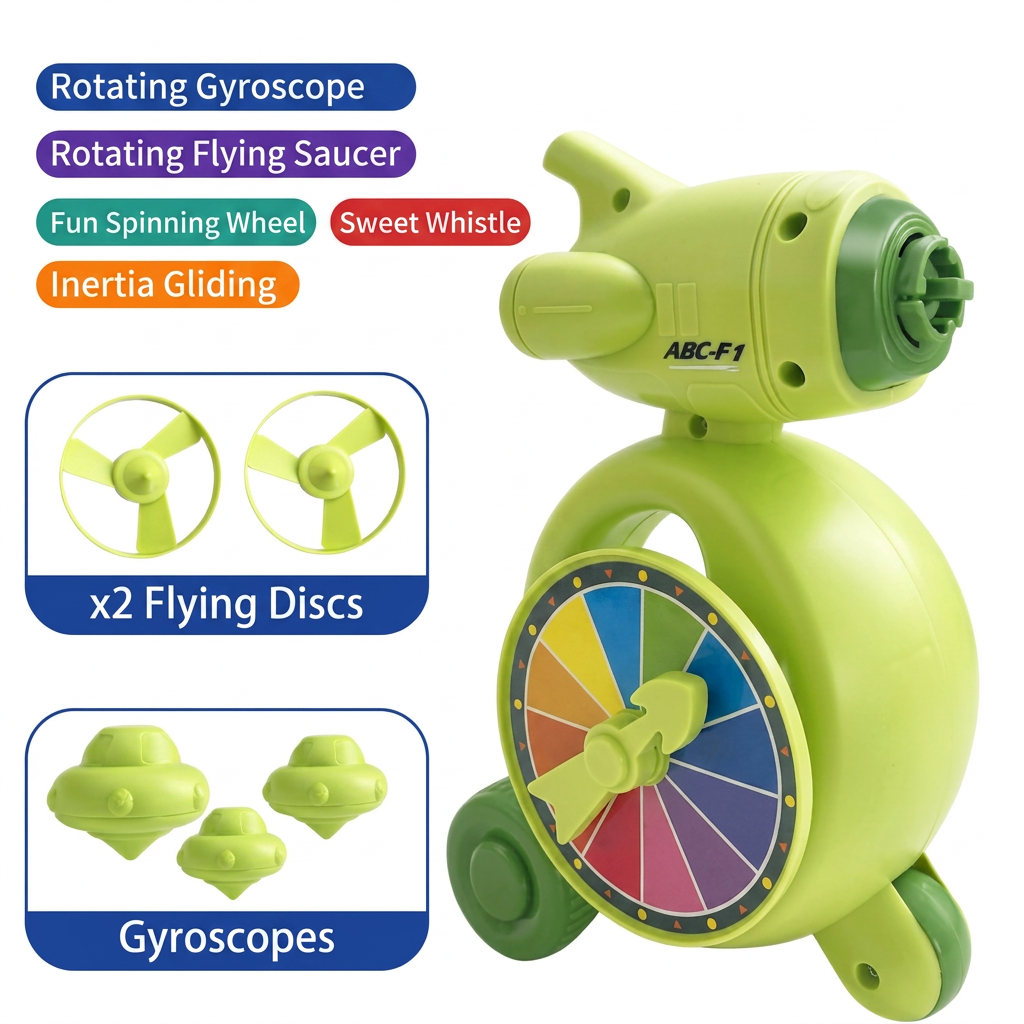 5-in-1 Gyro Educational Toy – Spinning, Balancing & Stacking Skill Game for Kids
