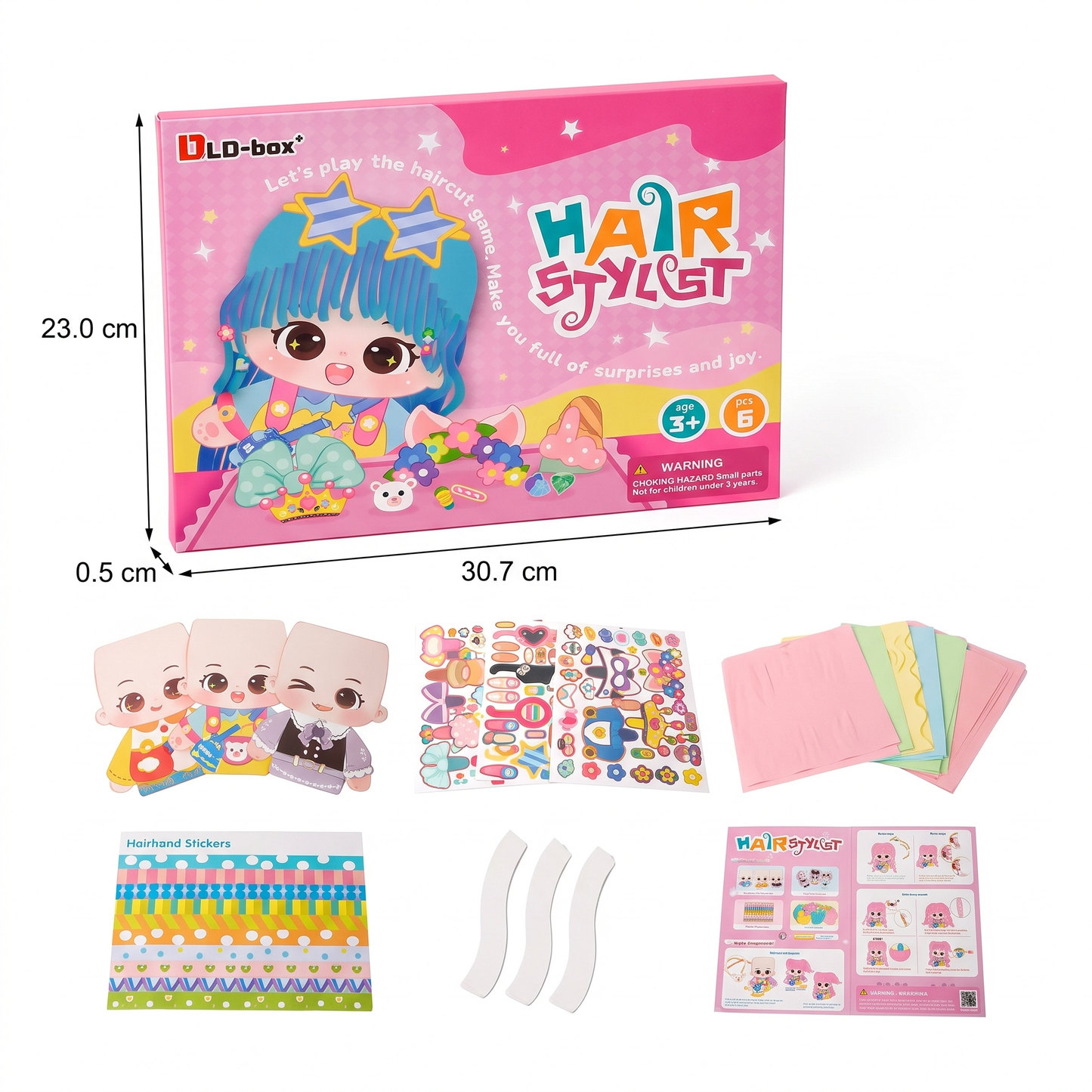 DIY Hair Stylist Craft Kit for Kids