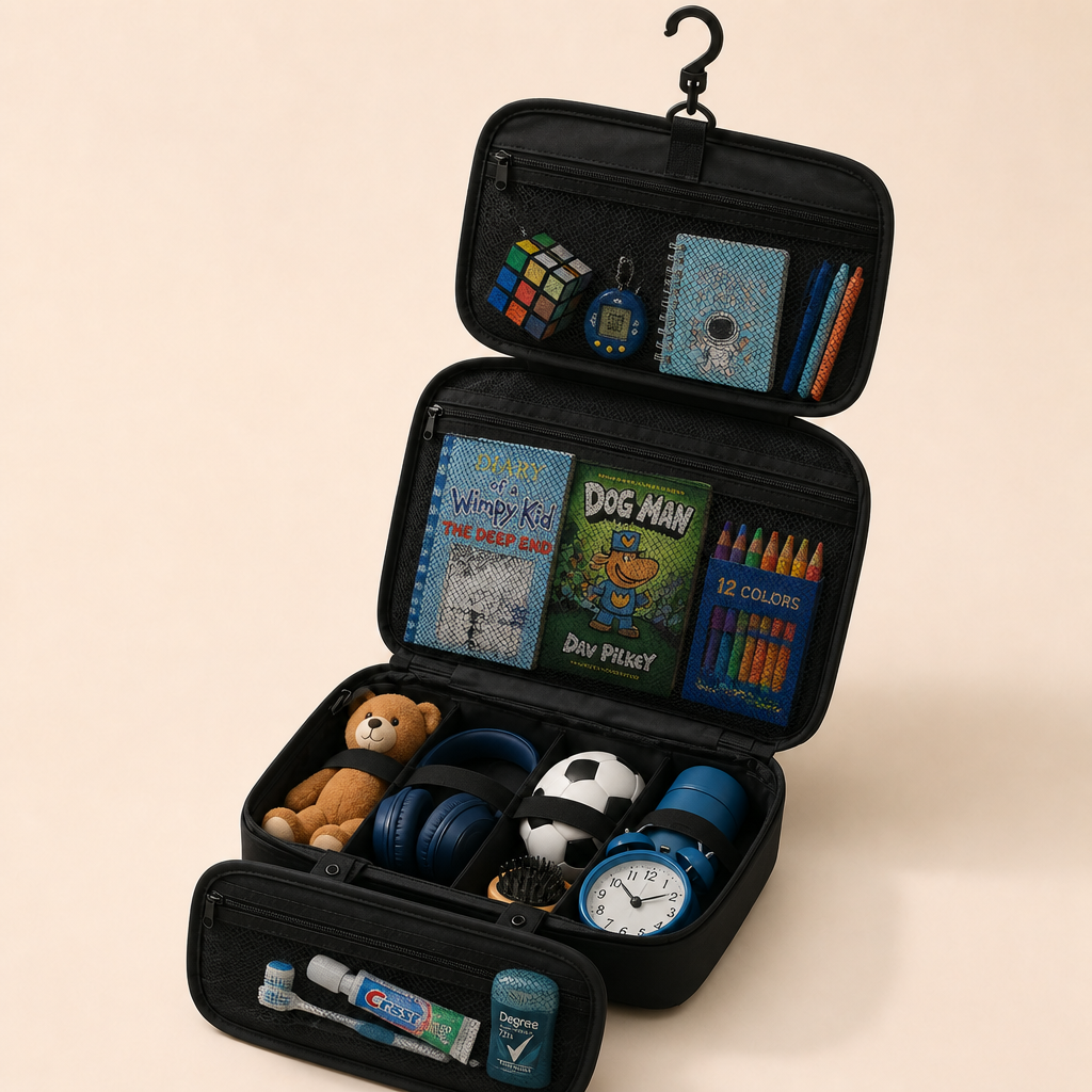 Family Travel Organiser Bag for Toys & Everyday Essentials
