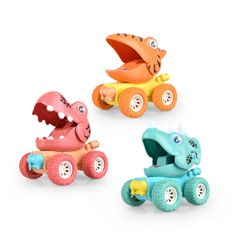PUSH & DRIVE – DINO MONSTER TRUCKS