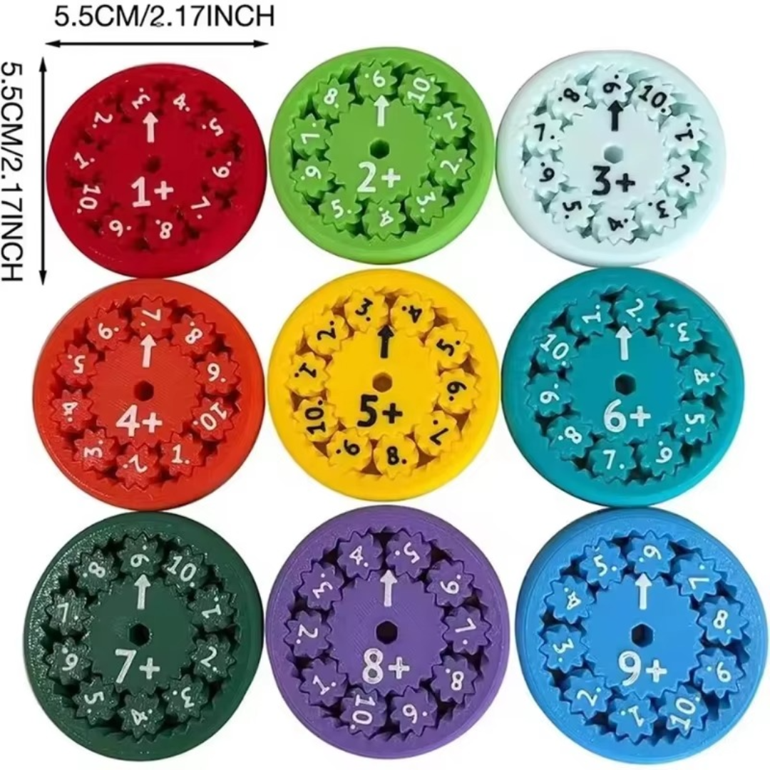 Mathematics educational game Fidget Spinner
