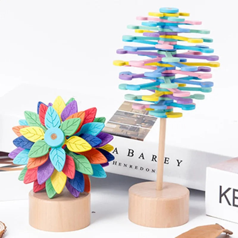 Wooden Spinner Toy - Relaxation and Focus Enhancer