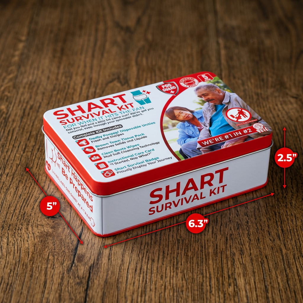 Funny Shart Survival Kit – Ultimate Poop Prank Gift Set