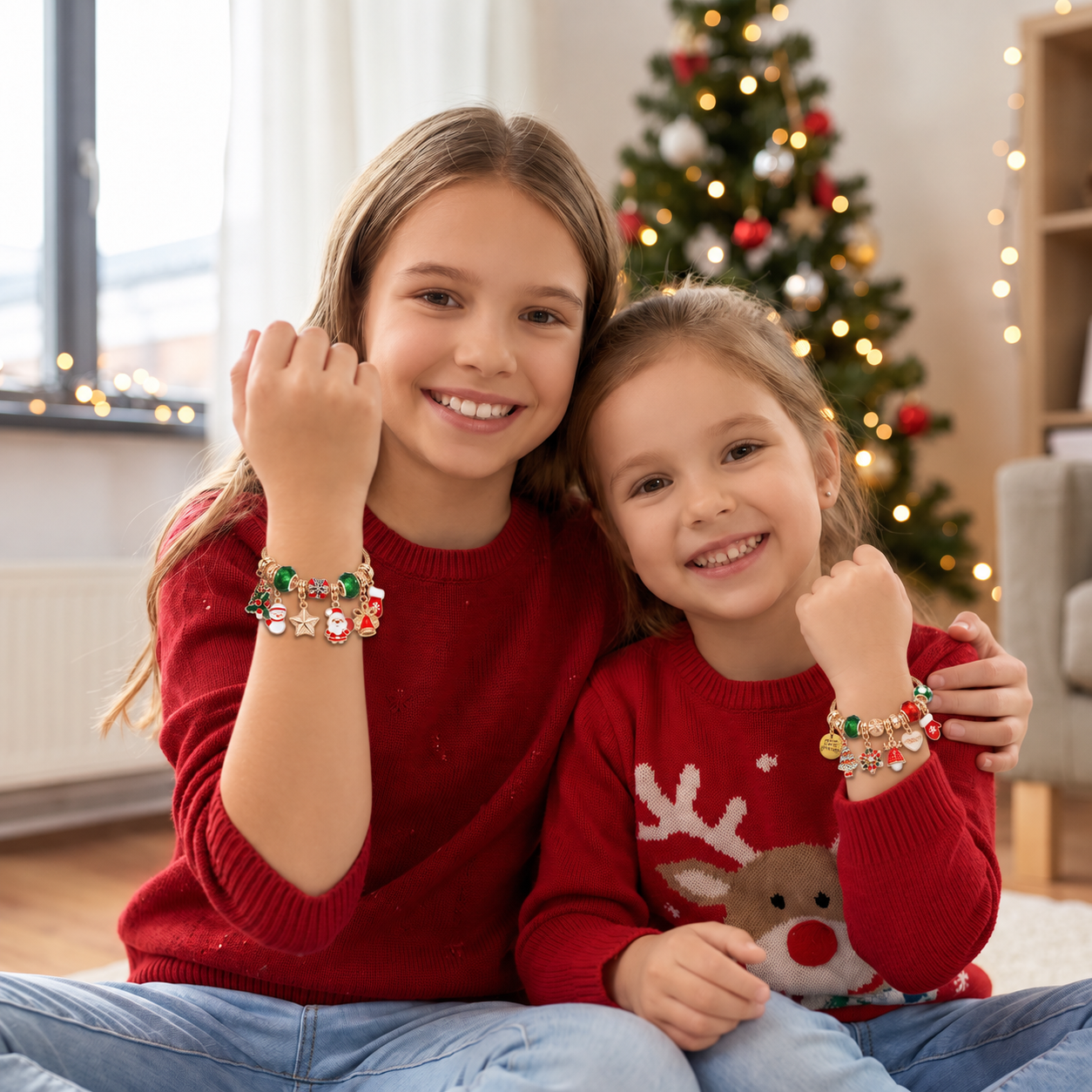 24-Day Christmas Bracelet Advent Calendar – DIY Jewelry-Making Kit for Girls