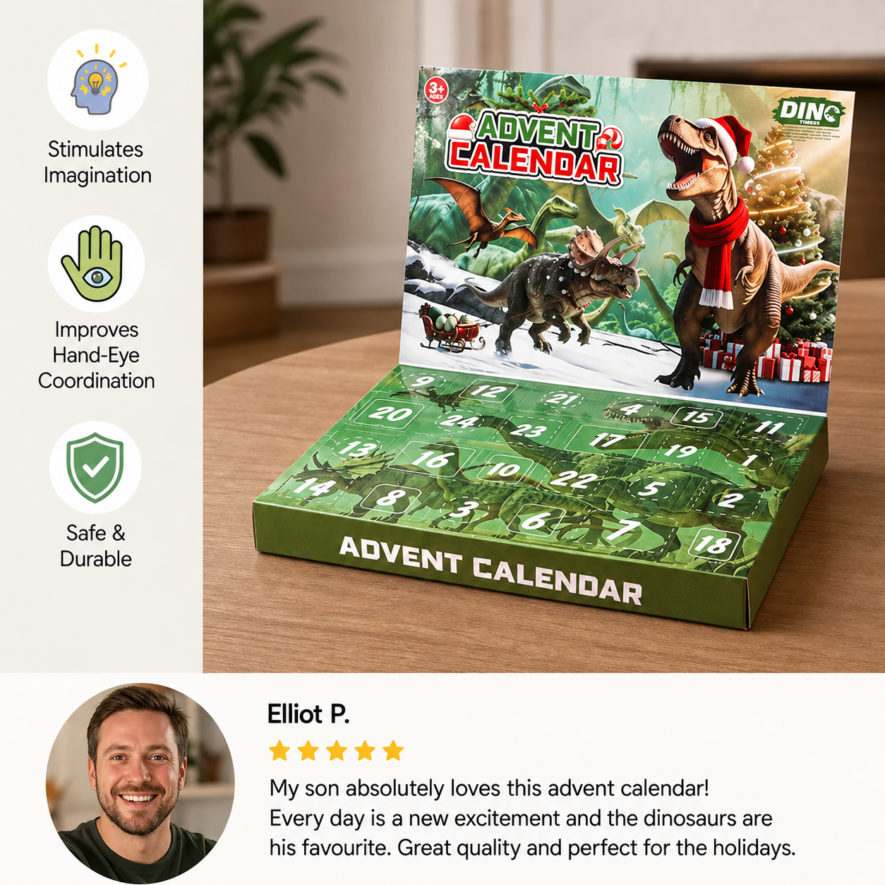 24-Days Dinosaur Advent Calendar