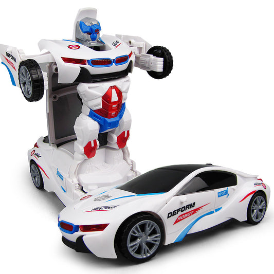 Transforming Police Car Toy