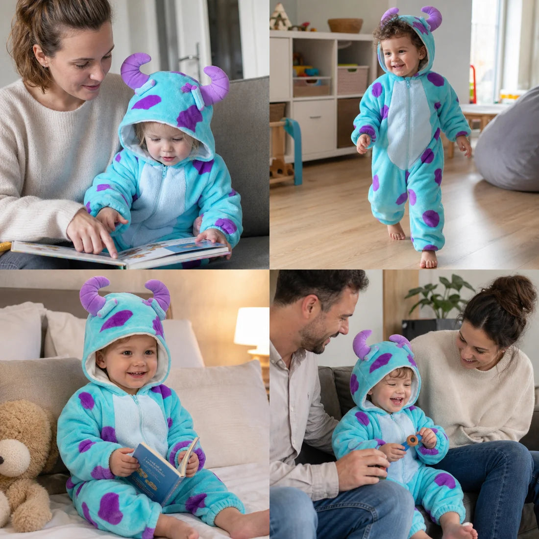 Cozy Fuzzy Costume for Babies & Toddlers