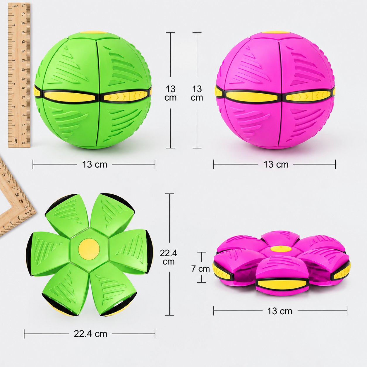 Magic Transforming Flying Disc Ball – Interactive Toy for Kids