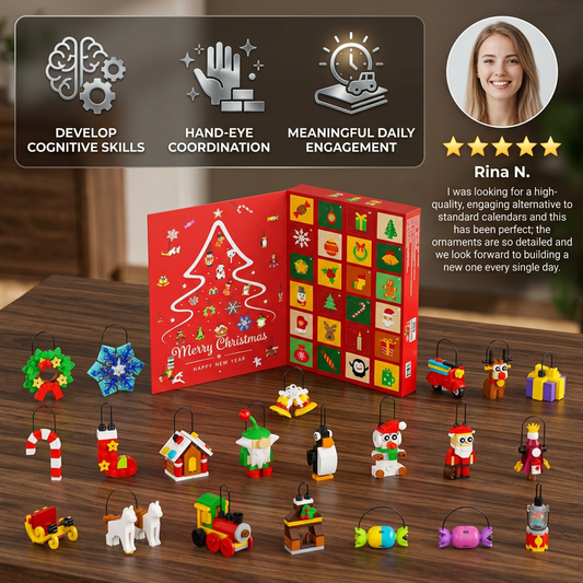 Christmas Ornament Building Blocks Advent Calendar