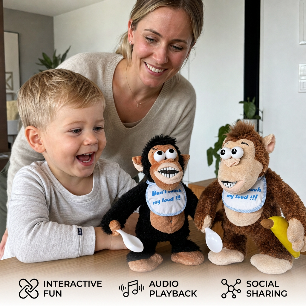 Dancing Banana Monkey Plush Toy