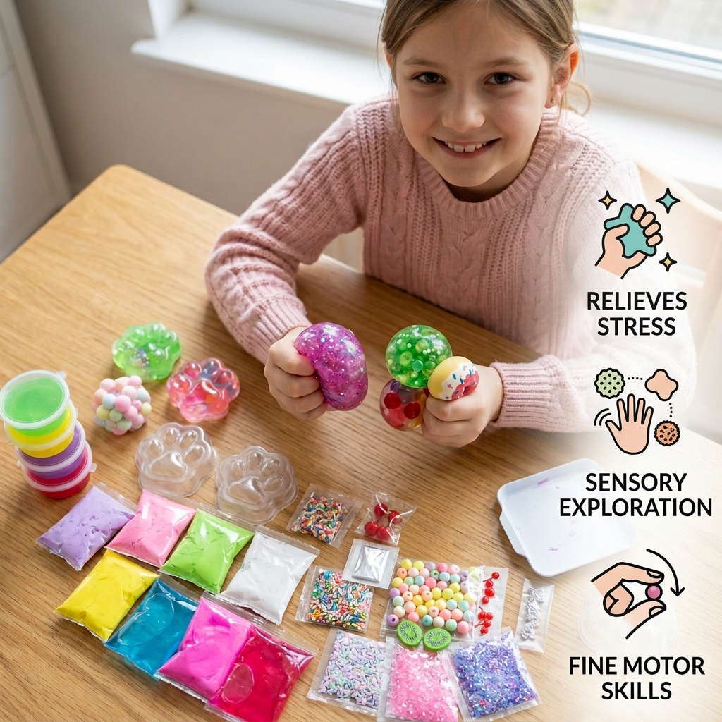 DIY Stress Ball Making Kit for Kids – Create Your Own Squishy Sensory Balls