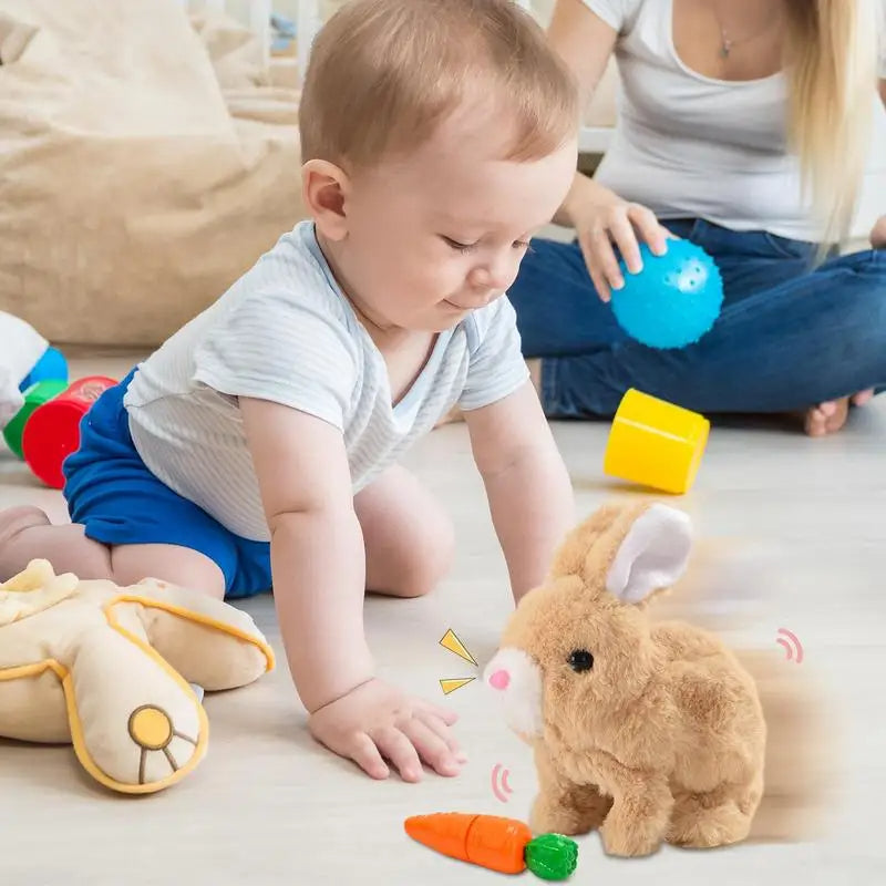 Bouncing Plush Bunny Toy