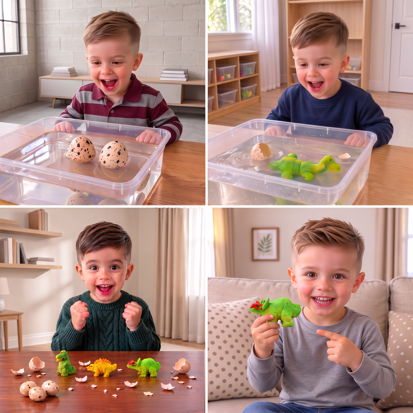 Educational Grow-in-Water Dinosaur Hatching Egg Toy for Kids