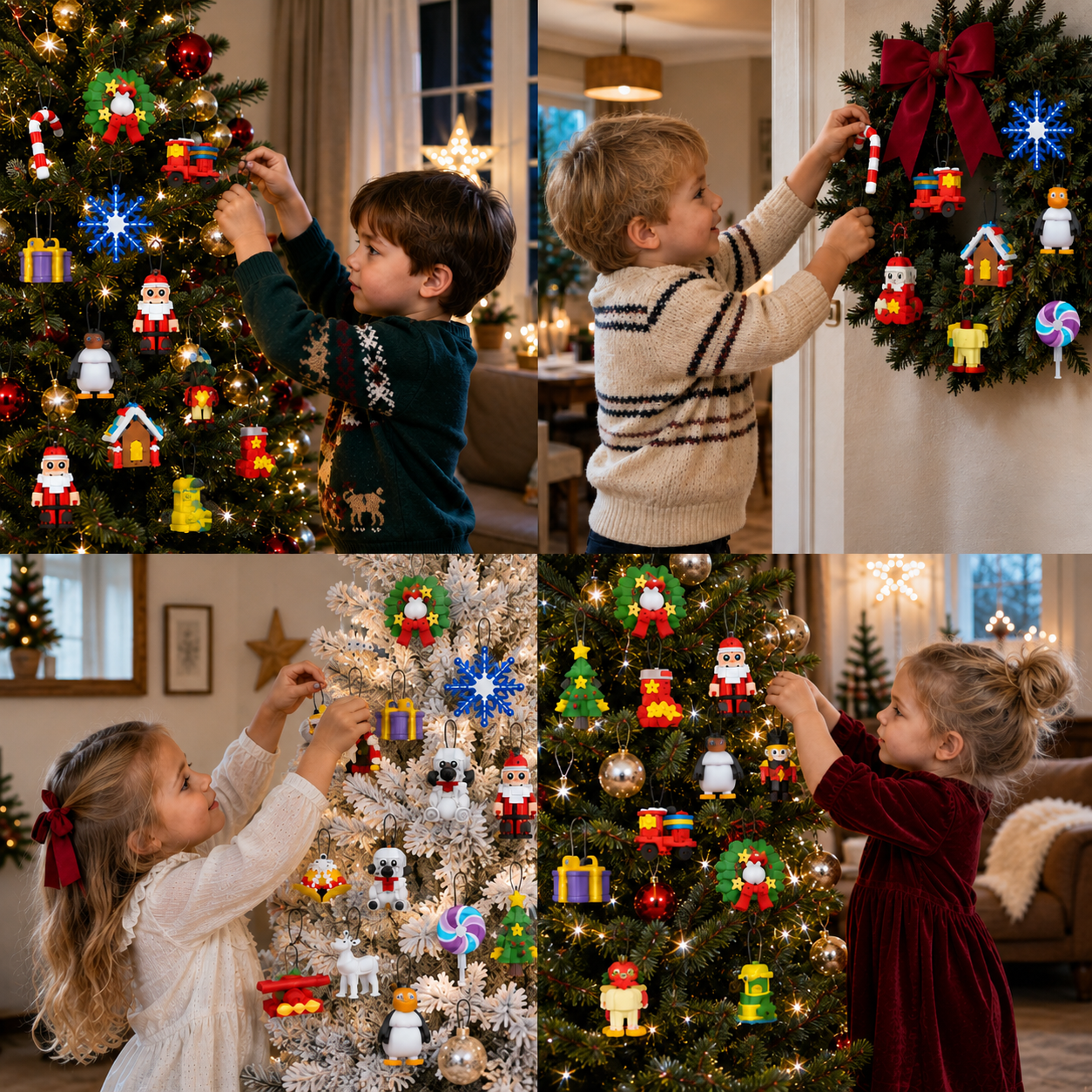 Christmas Ornament Building Blocks Advent Calendar