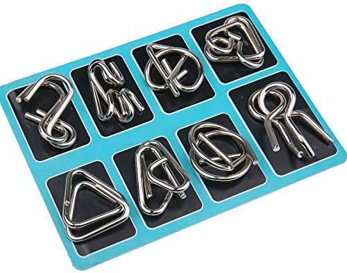Metal Brain Teaser Ring Set