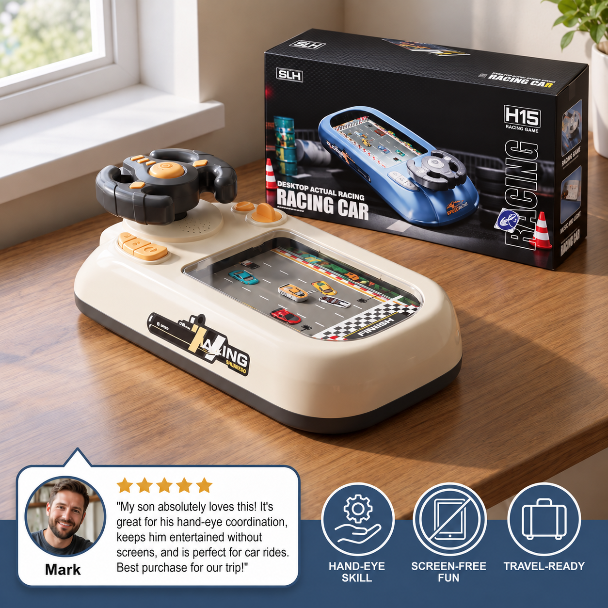 Adventure racing game box for children