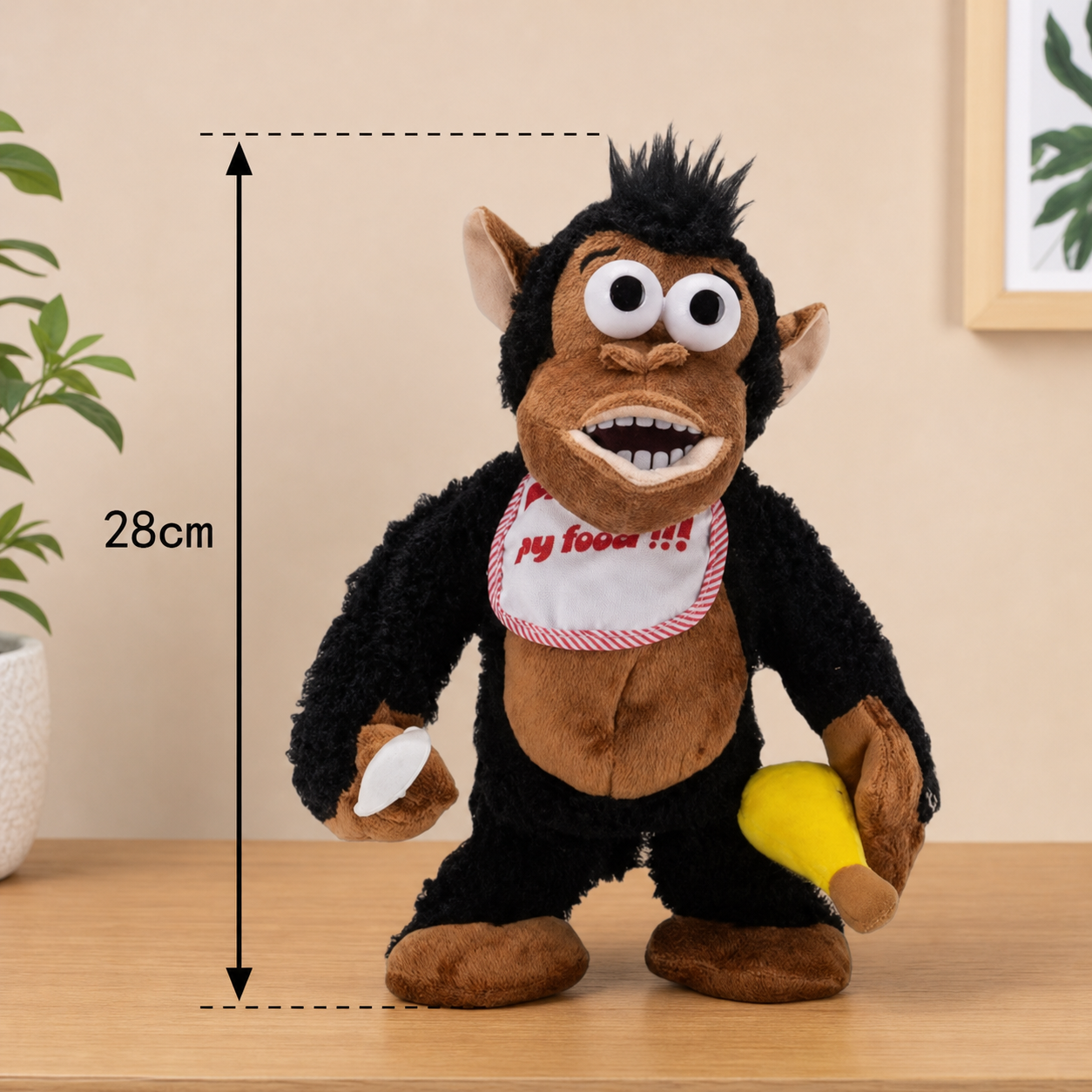 Dancing Banana Monkey Plush Toy