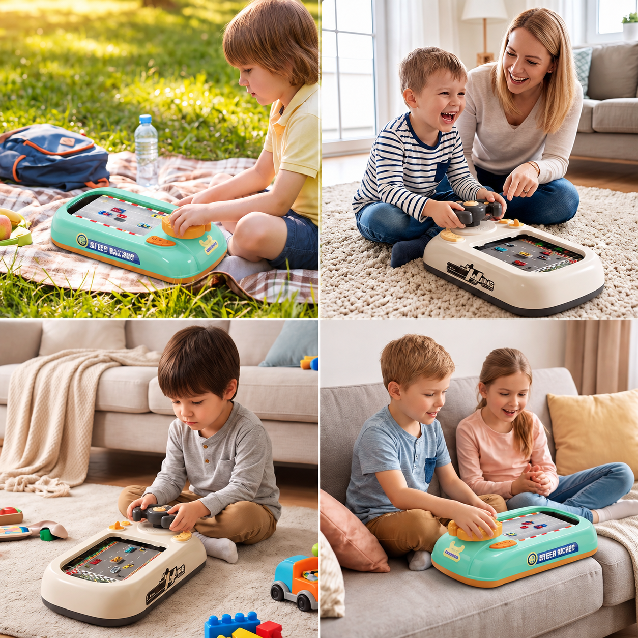 Adventure racing game box for children
