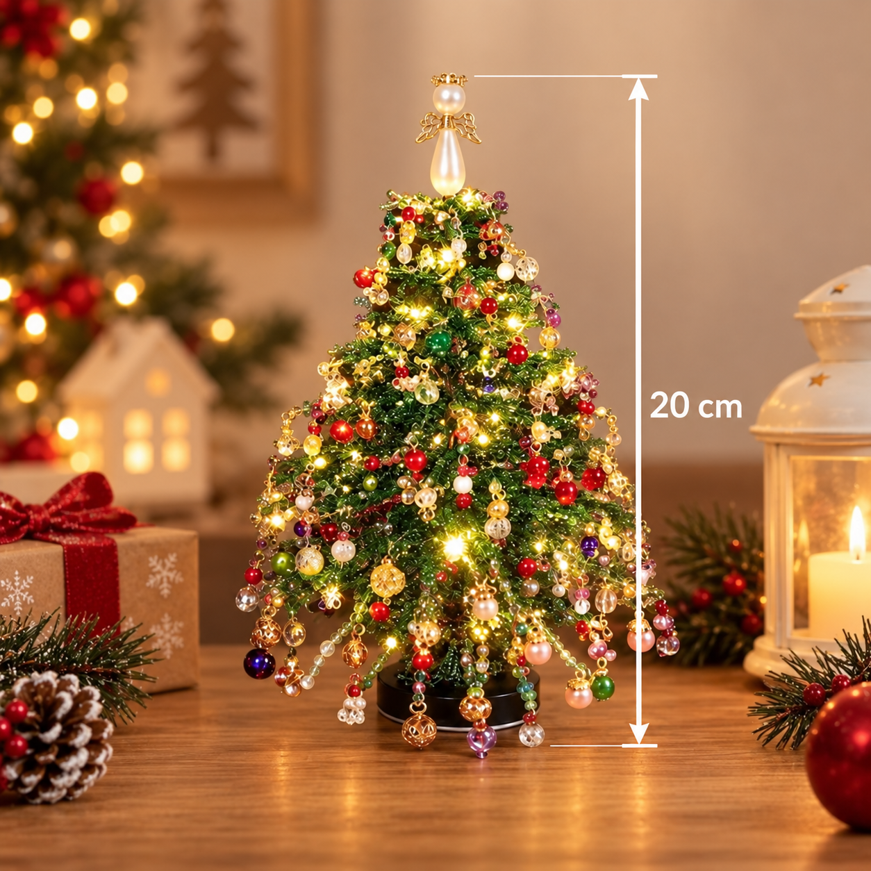 DIY Crystal Beaded Christmas Tree Craft Kit