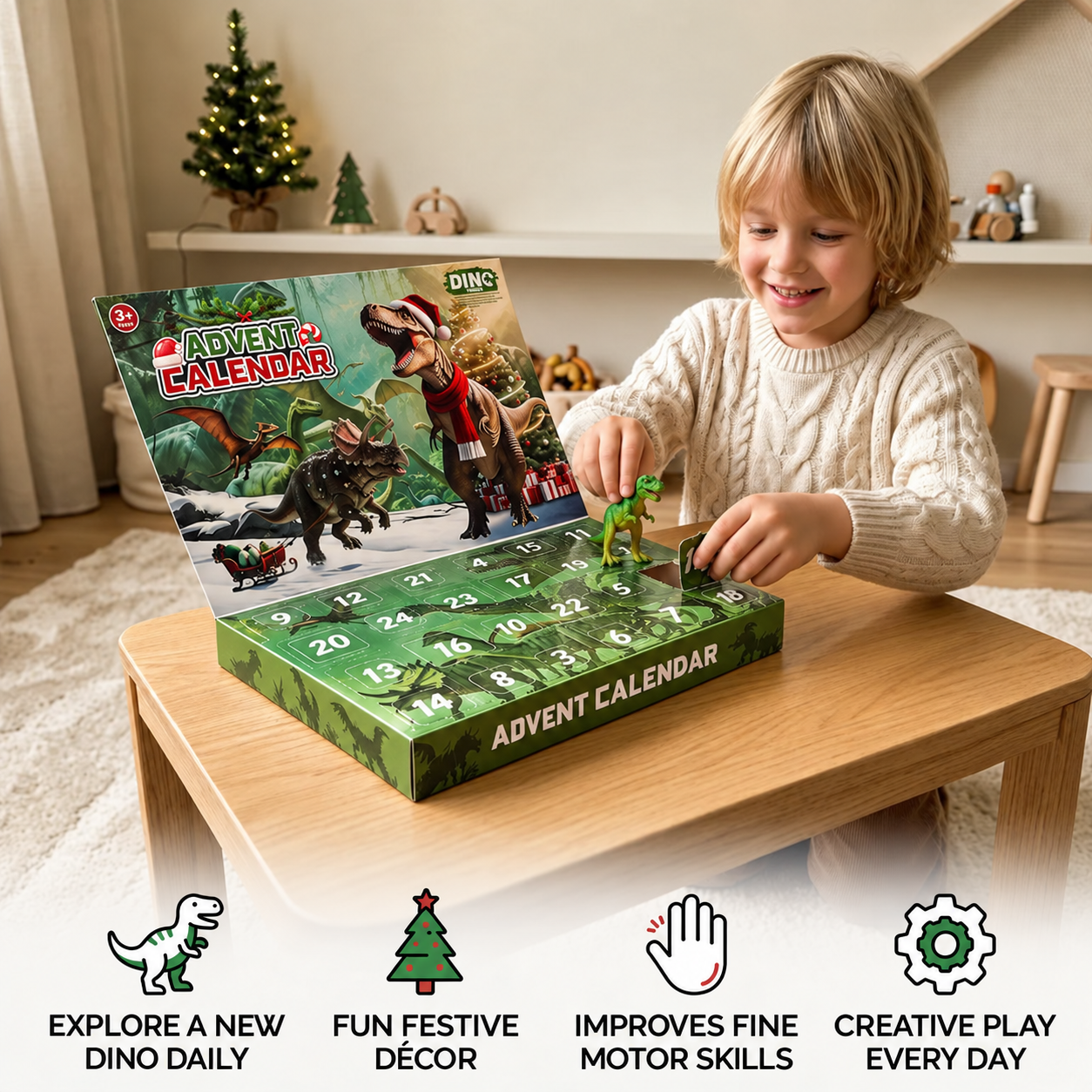 24-Days Dinosaur Advent Calendar