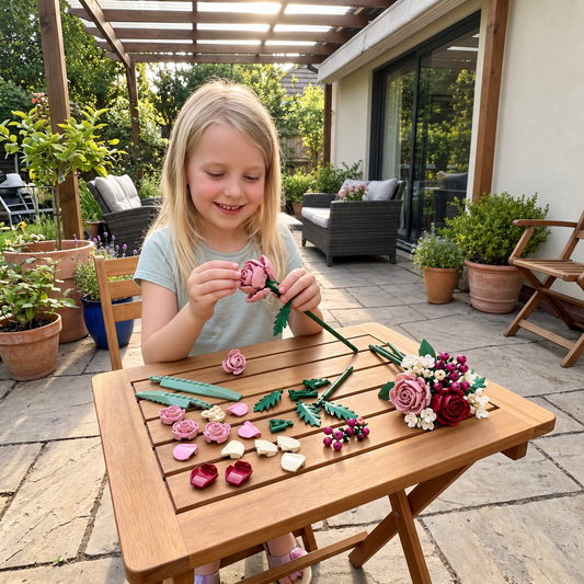 Flower Building Block Bouquet Set