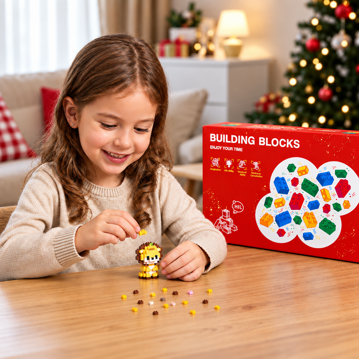 Adorable Animal Building Blocks Advent Calendar for Kids