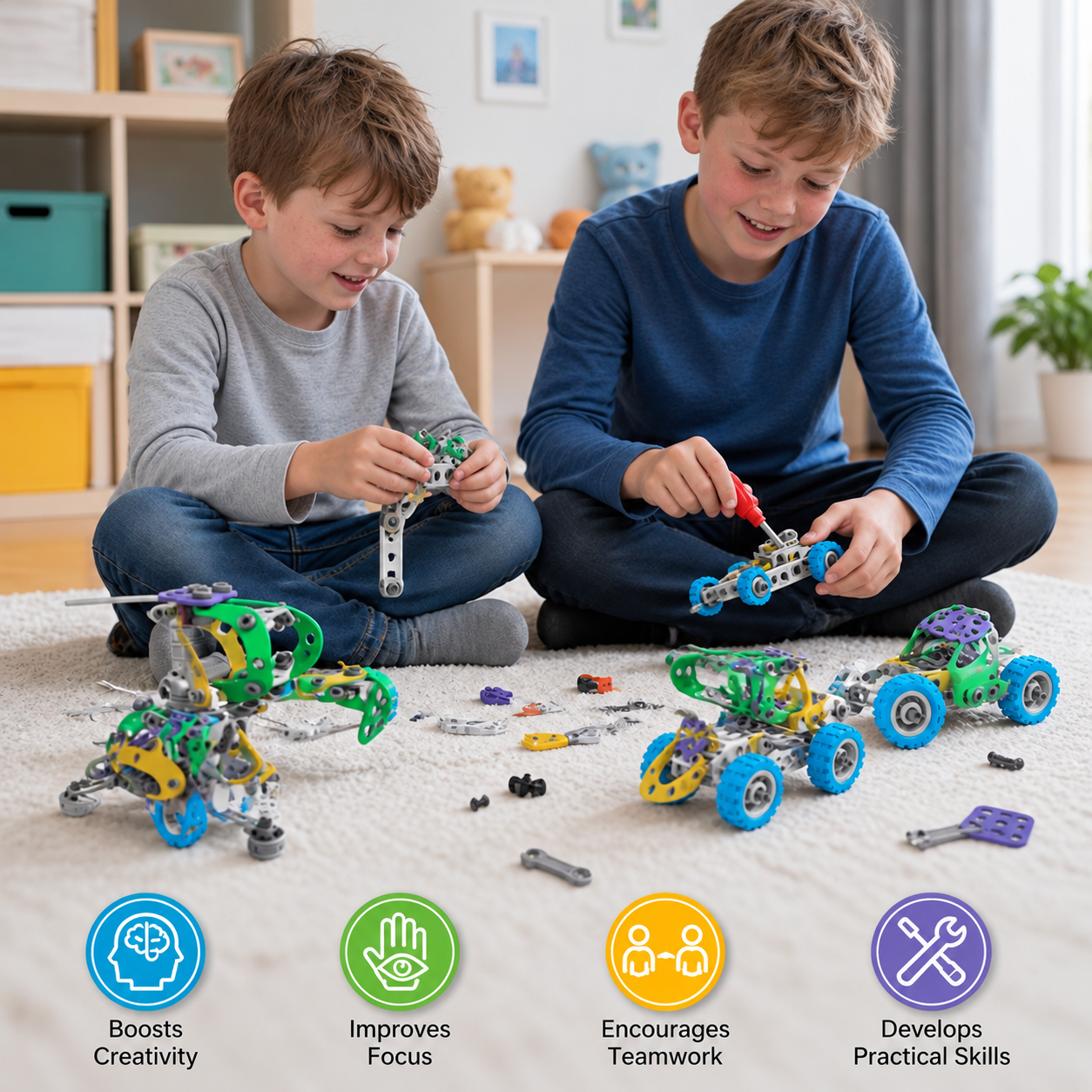 109 Piece STEM Building Set with Screwdriver