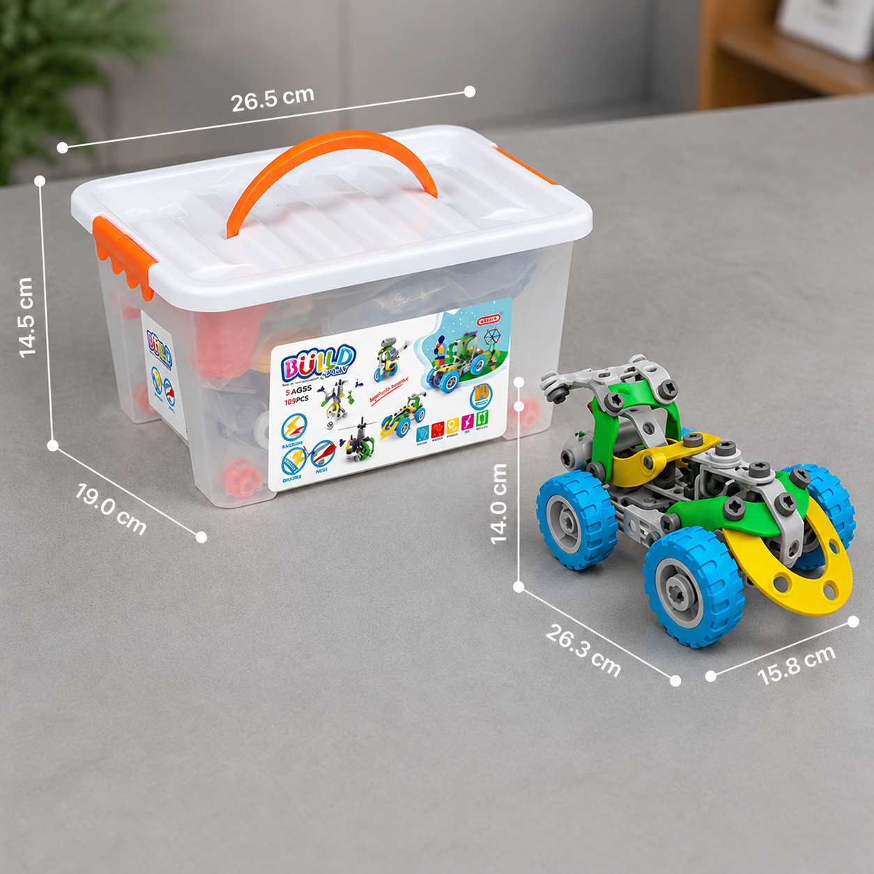 109 Piece STEM Building Set with Screwdriver