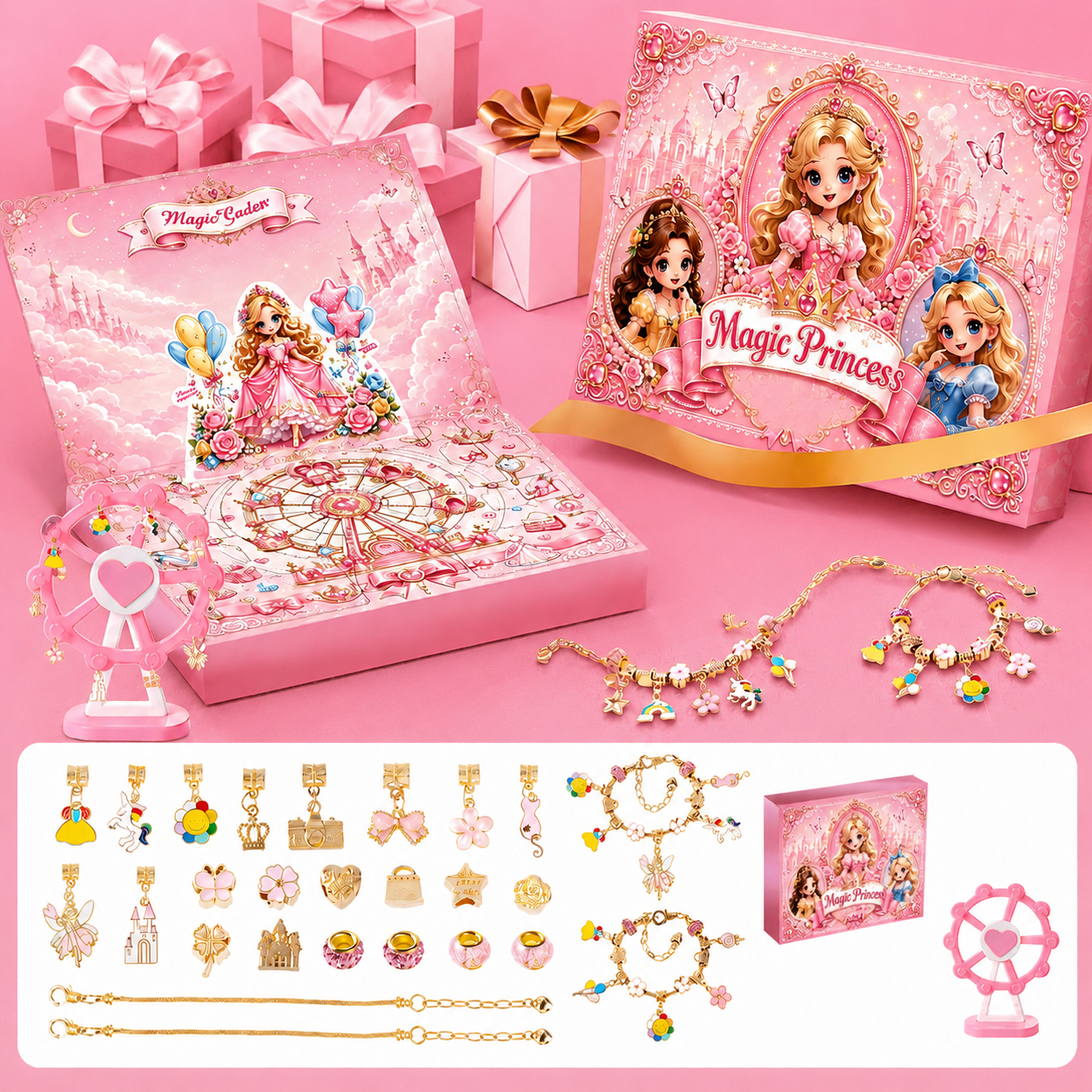 Princess DIY Jewelry & Bracelet Making Advent Calendar
