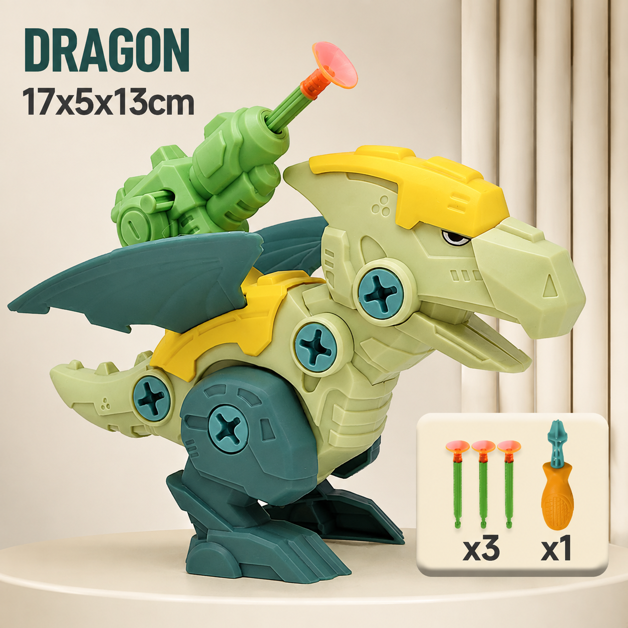 DIY Build & Transform Dinosaur Egg Toy