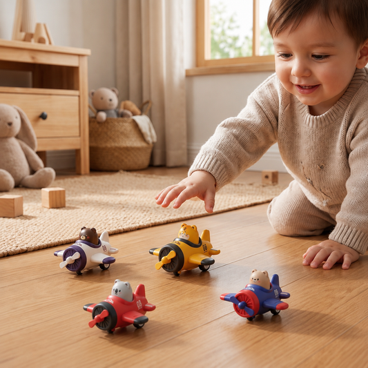 Press & Go Animal Airplane & Truck Toy for Kids