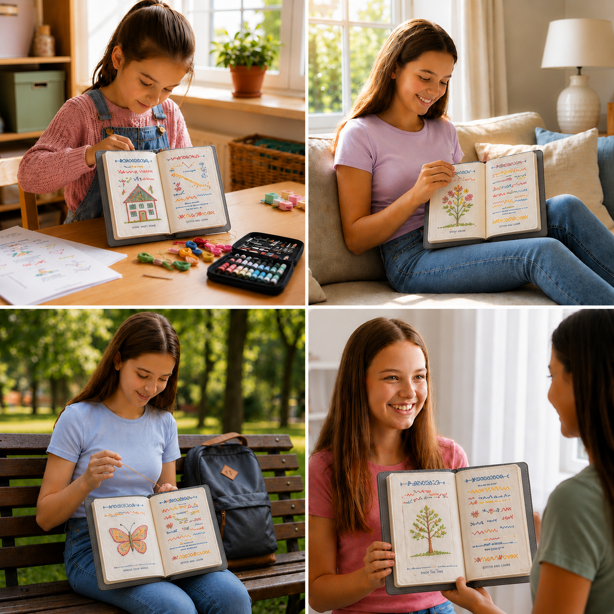 Embroidery Stitch Guide Book
