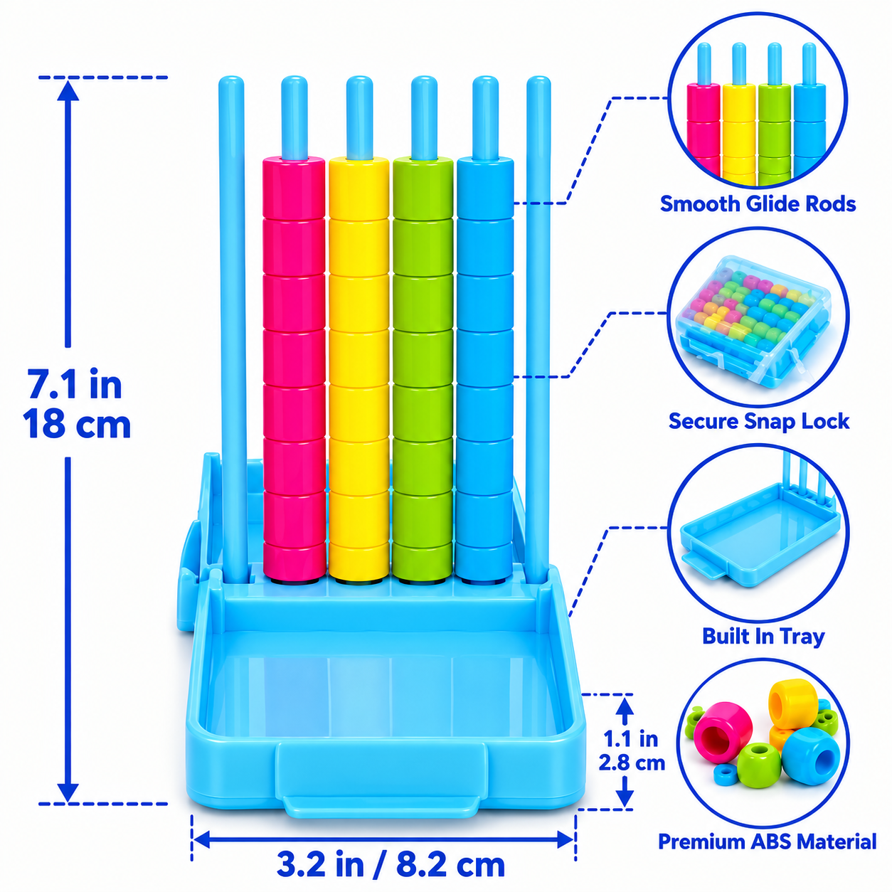 Mini Color Stack Challenge – Portable Brain Training Game