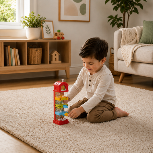 Interactive Farm Ball Run Toy for Fine Motor & Problem-Solving Skills