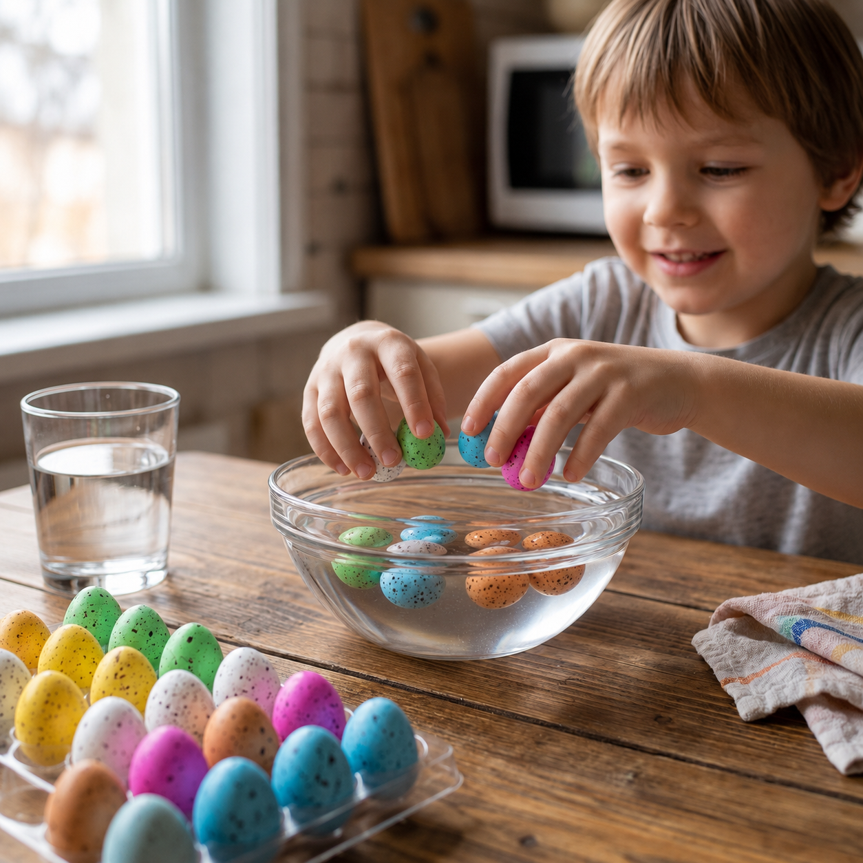 Hatching Dinosaur Egg Kit – Grow-in-Water Dino Eggs with Surprise Toys