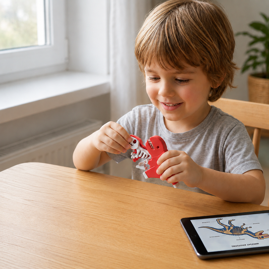 Magnetic Animal Skeleton Builder Set – STEM Take-Apart Learning Toy