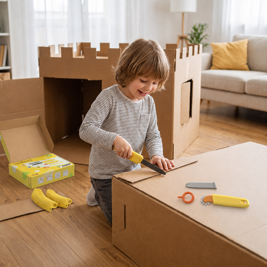Kids Cardboard Construction Tool Kit