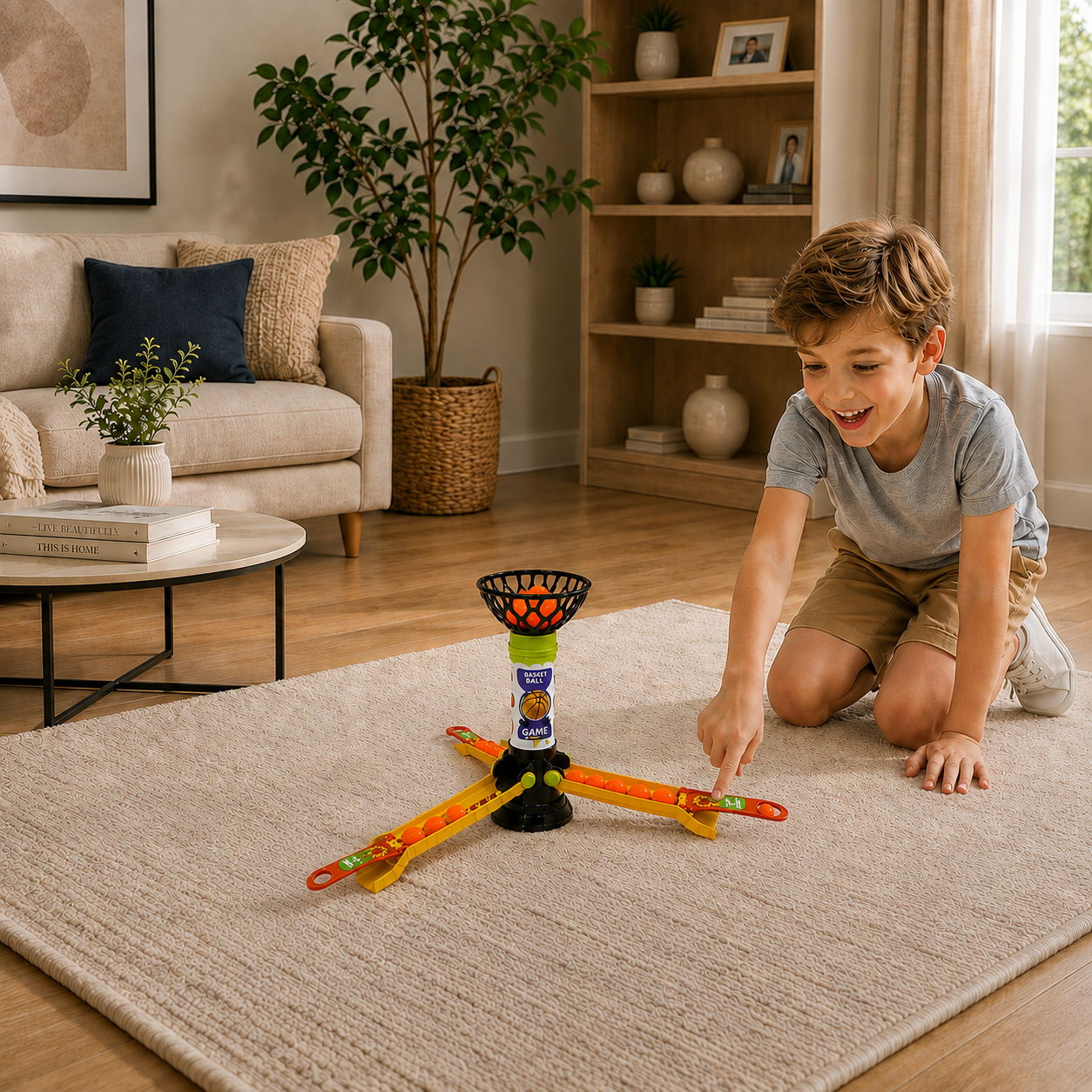 Fast Flick Basketball Challenge Game