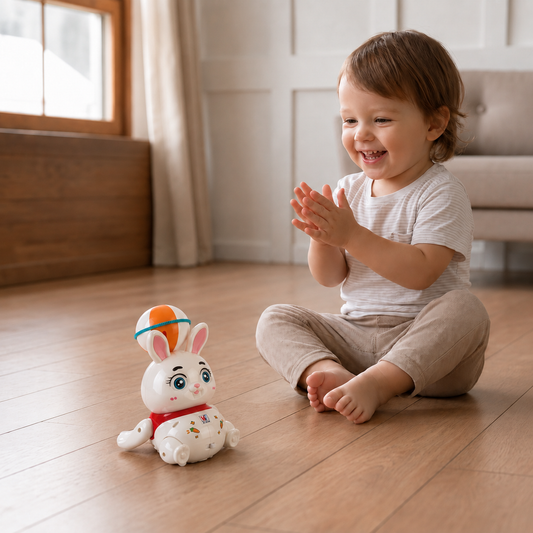 Interactive Dancing Rabbit Toy – Lights, Music & Fun Movement
