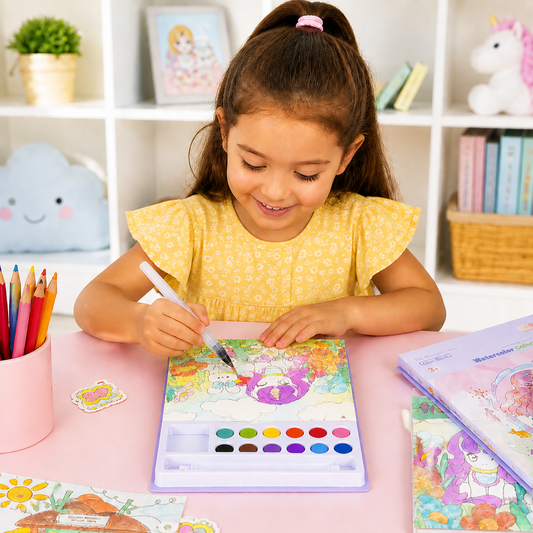 All-in-One Watercolour Painting Book