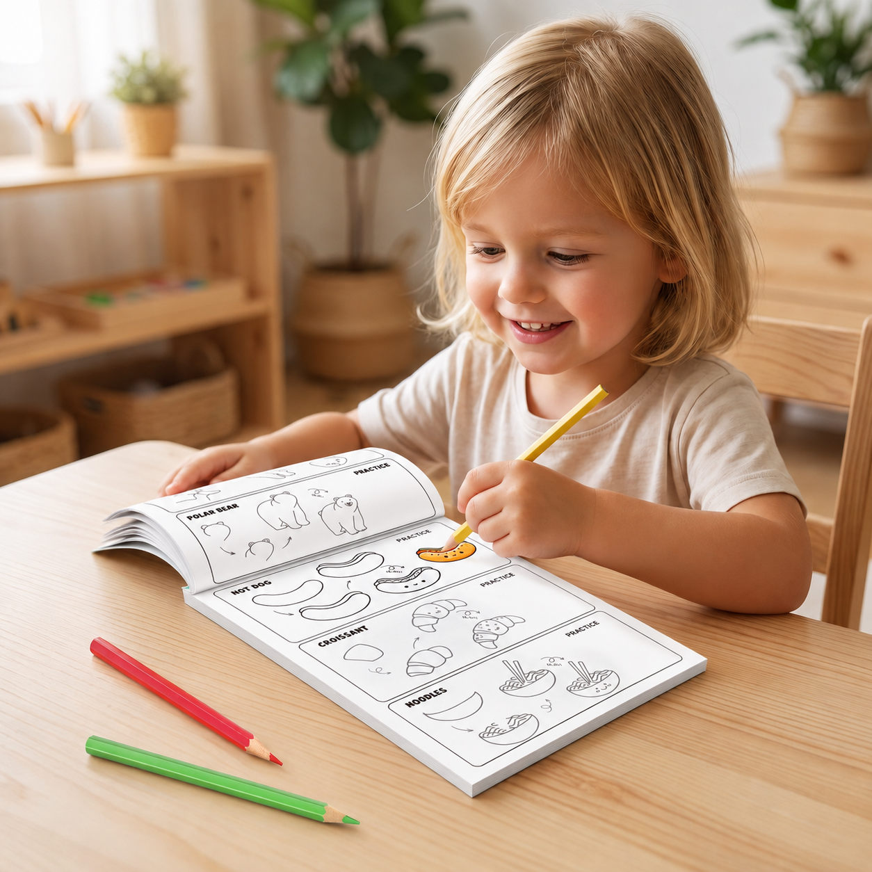 Montessori How to Draw Activity Book – Step-by-Step Learning & Drawing Practice