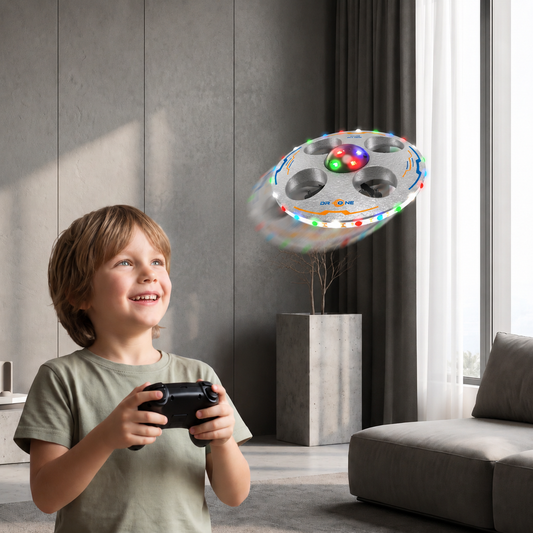 Remote Control LED Flying Saucer Drone